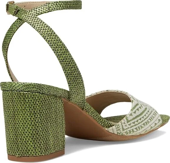 Seychelles Simple Pleasures Raffia Women's Sandals Off-White/Green : 8 M, Leather - Image 4