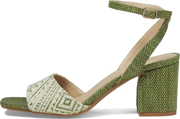 Seychelles Simple Pleasures Raffia Women's Sandals Off-White/Green : 8 M, Leather - Image 5