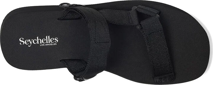 Seychelles Skip to Me Women's Wedge Shoes Black Nylon : 10 M, Synthetic - Image 2