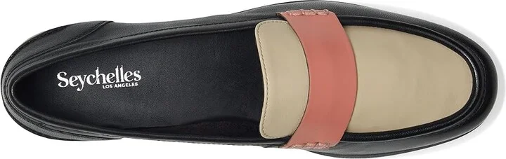 Seychelles Sooner or Later Women's Flat Shoes Black/Pink : 9 M, Leather - Image 2