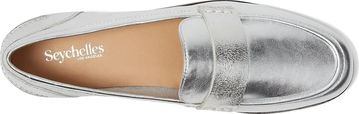 Seychelles Sooner or Later Women's Flat Shoes Silver : 7 M, Leather - Image 2
