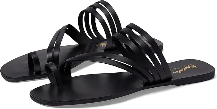 Seychelles Summer Rain Women's Shoes Black Leather : 6 M
