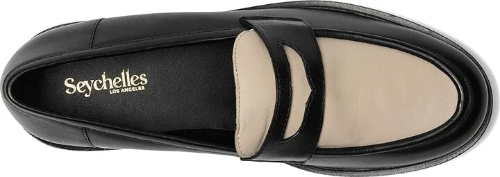 Seychelles Superior Women's Flat Shoes White/Black : 6.5 M, Leather - Image 2