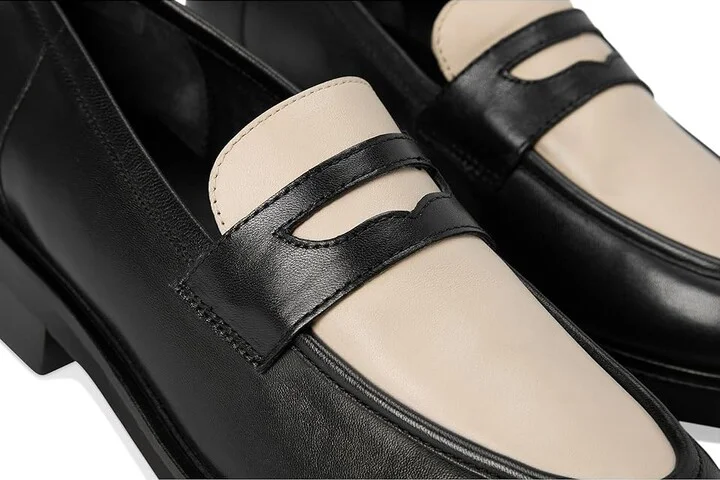 Seychelles Superior Women's Flat Shoes White/Black : 6.5 M, Leather - Image 7