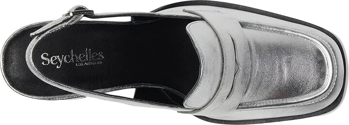Seychelles Symphony High Women's Heels Silver : 10 M, Leather - Image 2