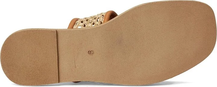 Seychelles Water Lilly Leather Slide Sandal Women's Wedge Shoes Beige : 6.5 M, Synthetic - Image 3