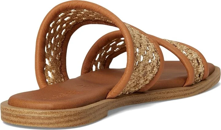 Seychelles Water Lilly Leather Slide Sandal Women's Wedge Shoes Beige : 6.5 M, Synthetic - Image 4