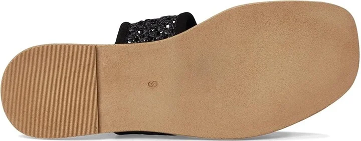 Seychelles Water Lilly Suede Slide Sandal Women's Wedge Shoes Black : 6 M, Leather/Synthetic - Image 3