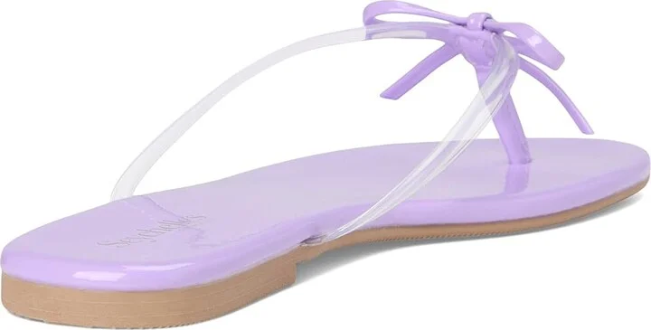 Seychelles Wish List Clear Patent V Leather Women's Sandals Clear/Lavender : 7.5 M - Image 4