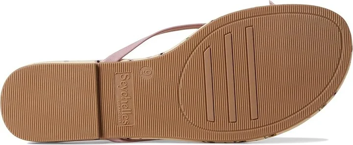 Seychelles Wish List Print V Leather Sandal Women's Wedge Shoes Brown Butterfly : 10 M, Synthetic - Image 9