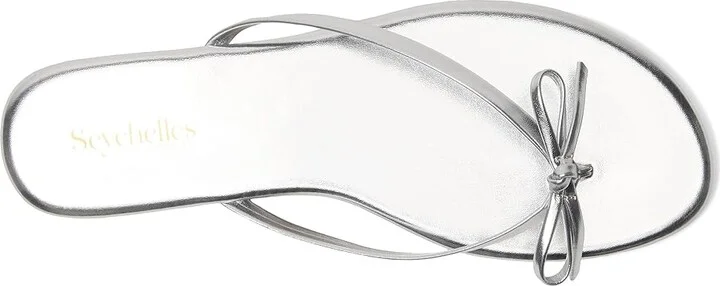 Seychelles Wish List Women's Sandals Silver : 8 M, Leather/Rubber - Image 2