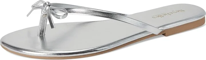 Seychelles Wish List Women's Sandals Silver : 8 M, Leather/Rubber - Image 5