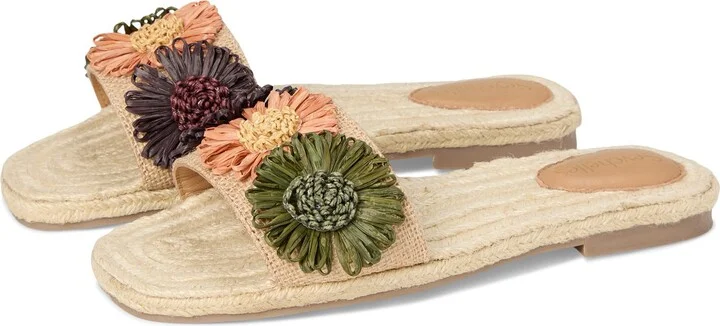 Seychelles Women's Botanical Gardens Flowers Slide Sandal Flat