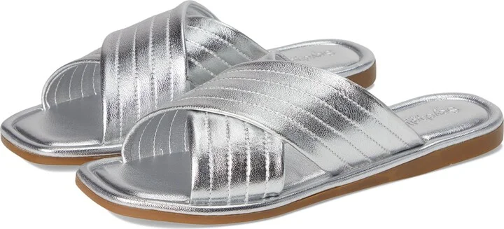 Seychelles Women's Courage Metallic Leather Slide Sandal