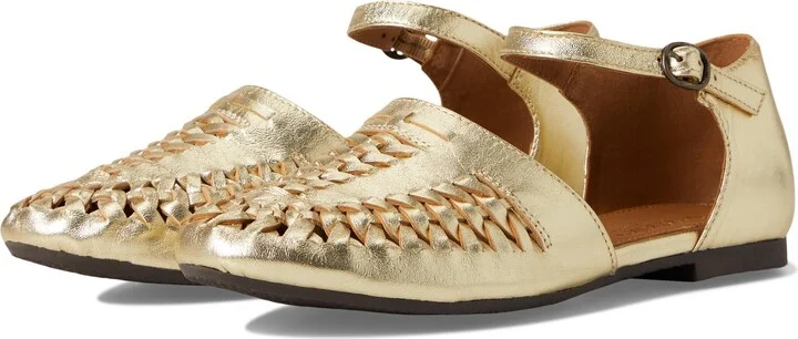 Seychelles Women's Crimson Metallic Leather Loafer Flat