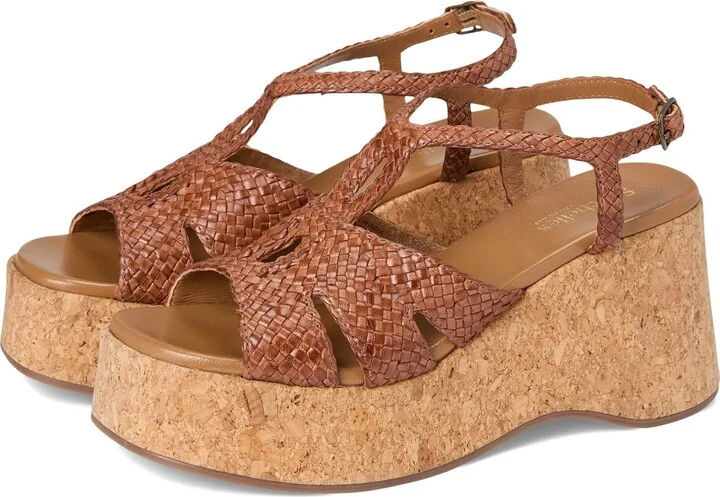 Seychelles Women's Nolia Leather Platform Sandal Wedge