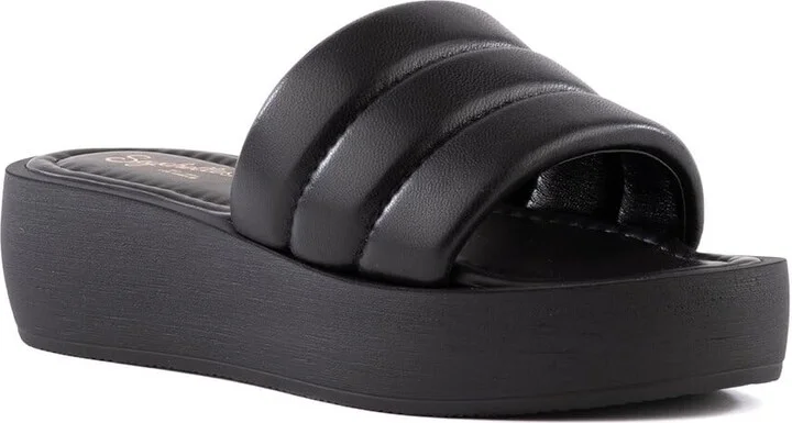 Seychelles Women's Velour Wedge Sandal