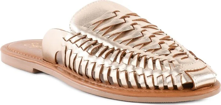Seychelles Woven Leather Mule
