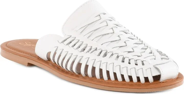 Seychelles Woven Leather Mule