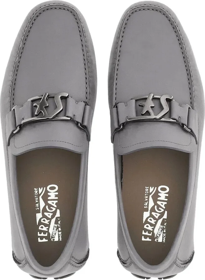 SF-buckle round-toe loafers - Image 4