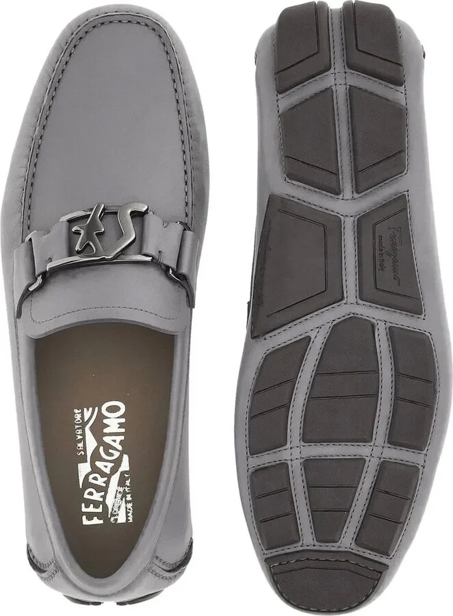 SF-buckle round-toe loafers - Image 5