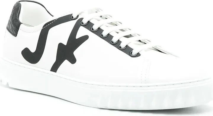 Sf leather lace up trainers - Image 2