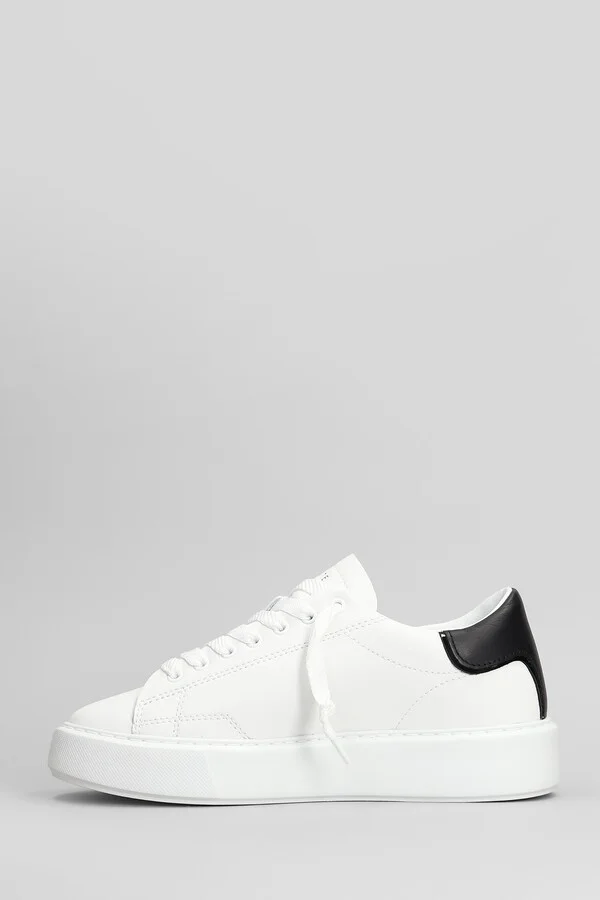 Sfera Sneakers In White Leather D.A.T.E. - Image 3