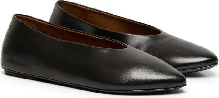 Sfoglia leather ballerina shoes - Image 2