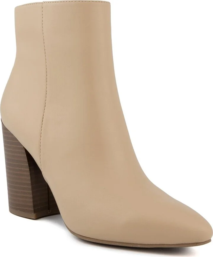Sgr-Evvie Womens Block Heel Short Ankle Boots