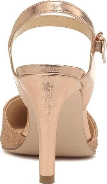 Sha Ankle Strap Slingback Stiletto Heel Sandals - Image 3