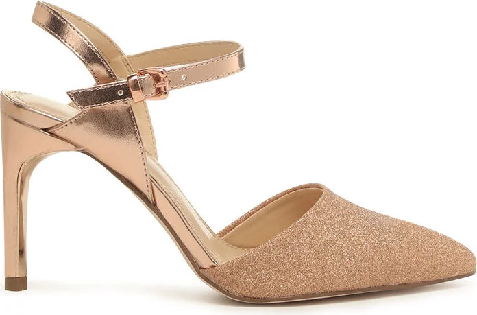 Sha Ankle Strap Slingback Stiletto Heel Sandals