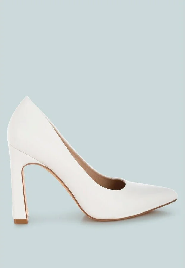 Shacarri Faux Leather Pumps