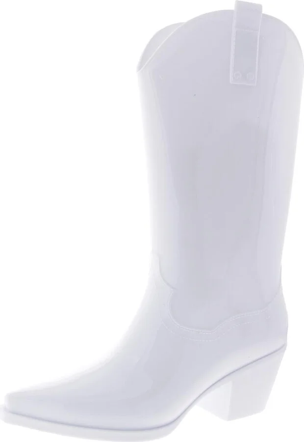 Shallow Womens Tall Pointed Toe Rain Boots