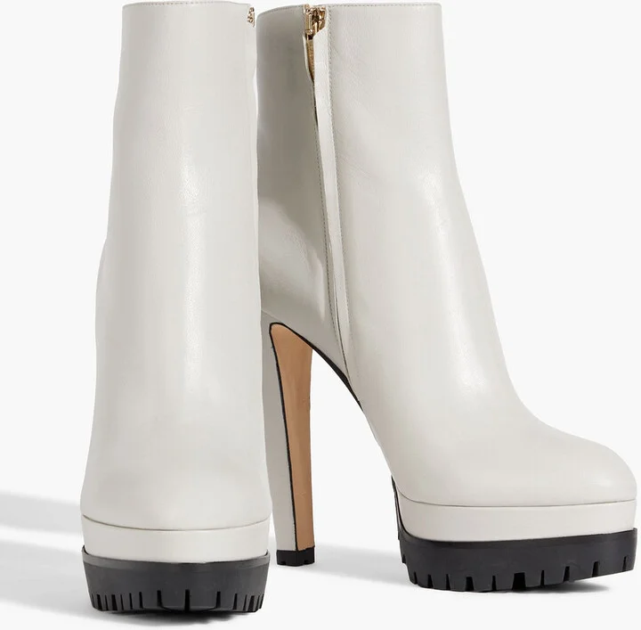 Shana 090 leather platform boots - Image 5