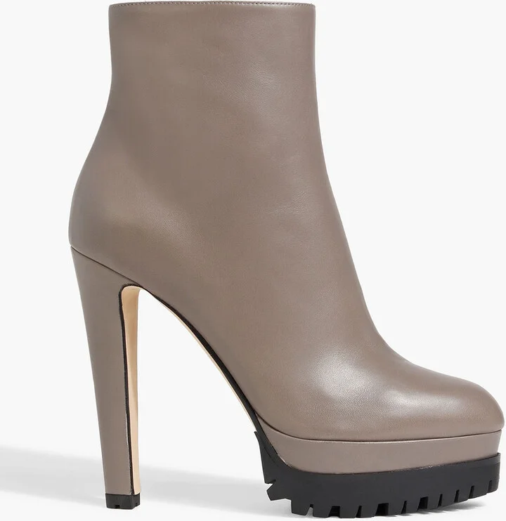 Shana 090 leather platform boots