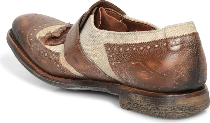 Shanghai Leather Ecru Shoes - Image 3