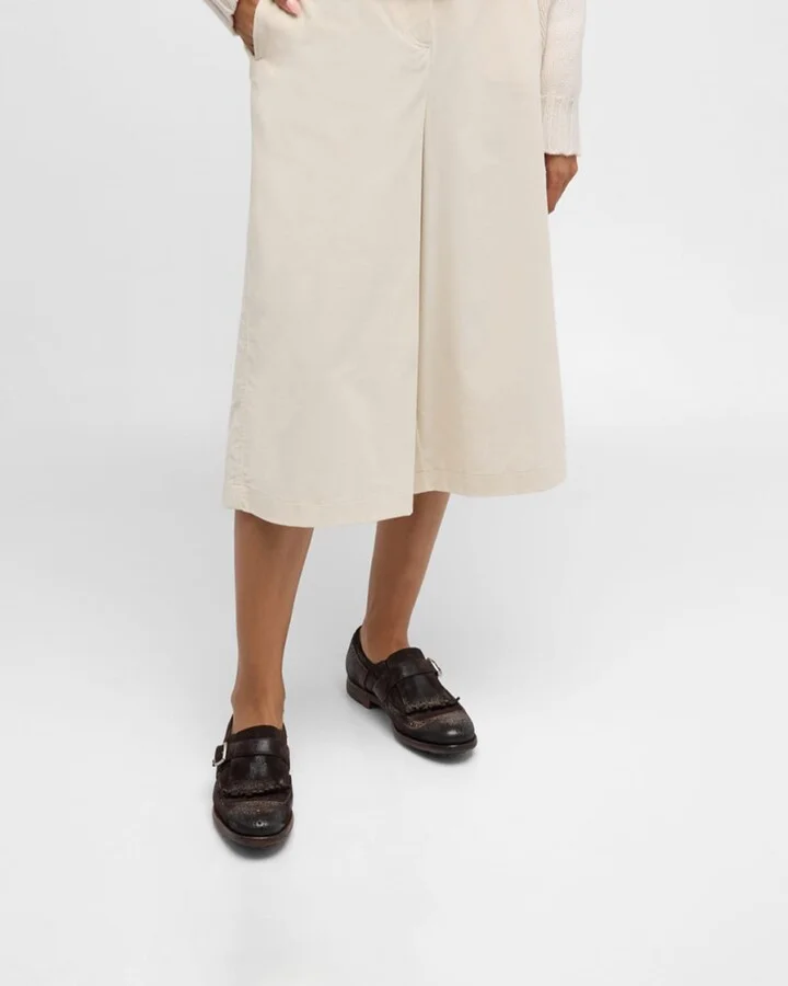 Shanghai Leather Monk Oxford Loafers - Image 4