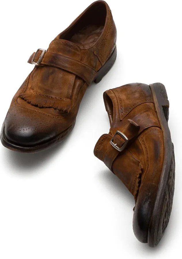 Shanghai suede buckle loafers - Image 3