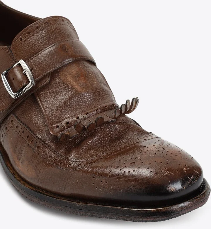 Shanghai Vintage Leather Loafers - Image 3