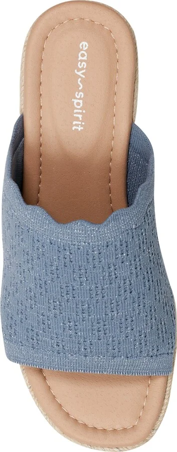 Shanice Wedge Espadrille Slide Sandal - Wide Width Available - Image 3