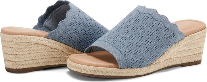 Shanice Wedge Espadrille Slide Sandal - Wide Width Available - Image 6