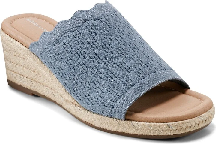 Shanice Wedge Espadrille Slide Sandal - Wide Width Available