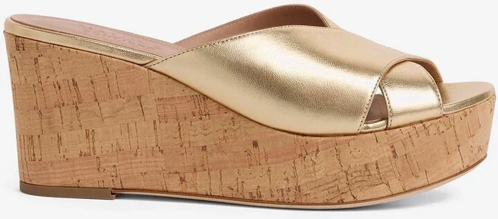Shanina 70 Leather Wedge Sandals