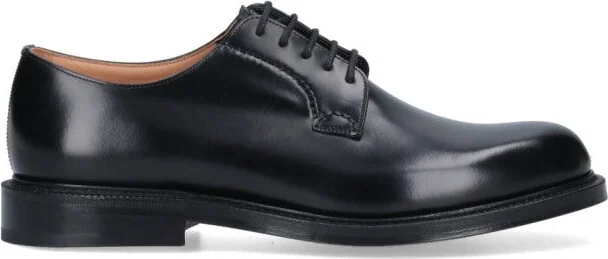 Shannon" Derby Shoes - Black