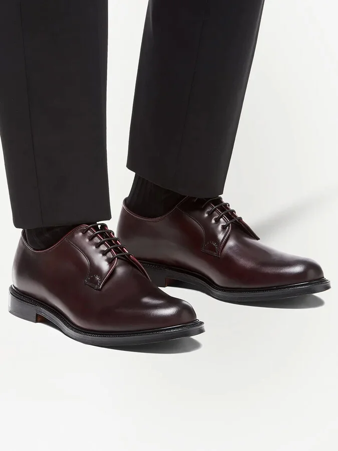 Shannon leather Derby shoes - Image 5
