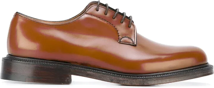 Shannon leather derby shoes