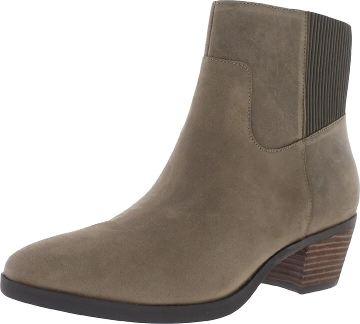 Shantelle Womens Nubuck Heels Ankle Boots