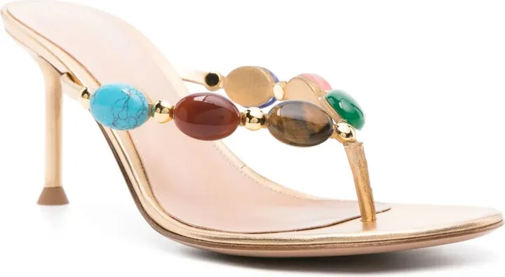 Shanti Thong 70mm leather sandals - Image 2