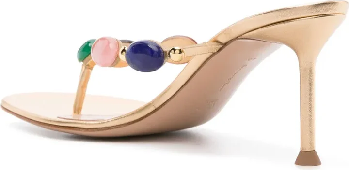 Shanti Thong 70mm leather sandals - Image 3