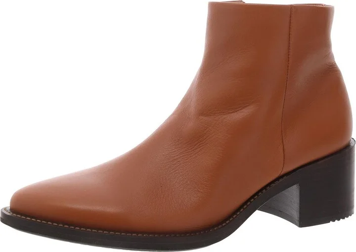 Shape 35 Womens Leather Embossed Ankle Boots